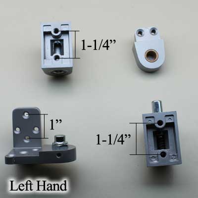 Store Front Commercial Doors Pivot Hinge US ALUM - Aluminum - Left Hand - Store Front Commercial Doors Pivot Hinge US ALUM - Aluminum - Left Hand