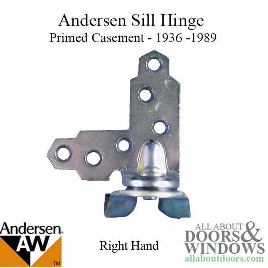 Andersen Window - Primed Casement Sill Hinge, Sill - Right