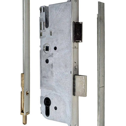 G-U Cremona Europa Active Multipoint Lock Gear, 55mm Backset, Silver Ferguard - G-U Cremona Europa Active Multipoint Lock Gear, 55mm Backset, Silver Ferguard