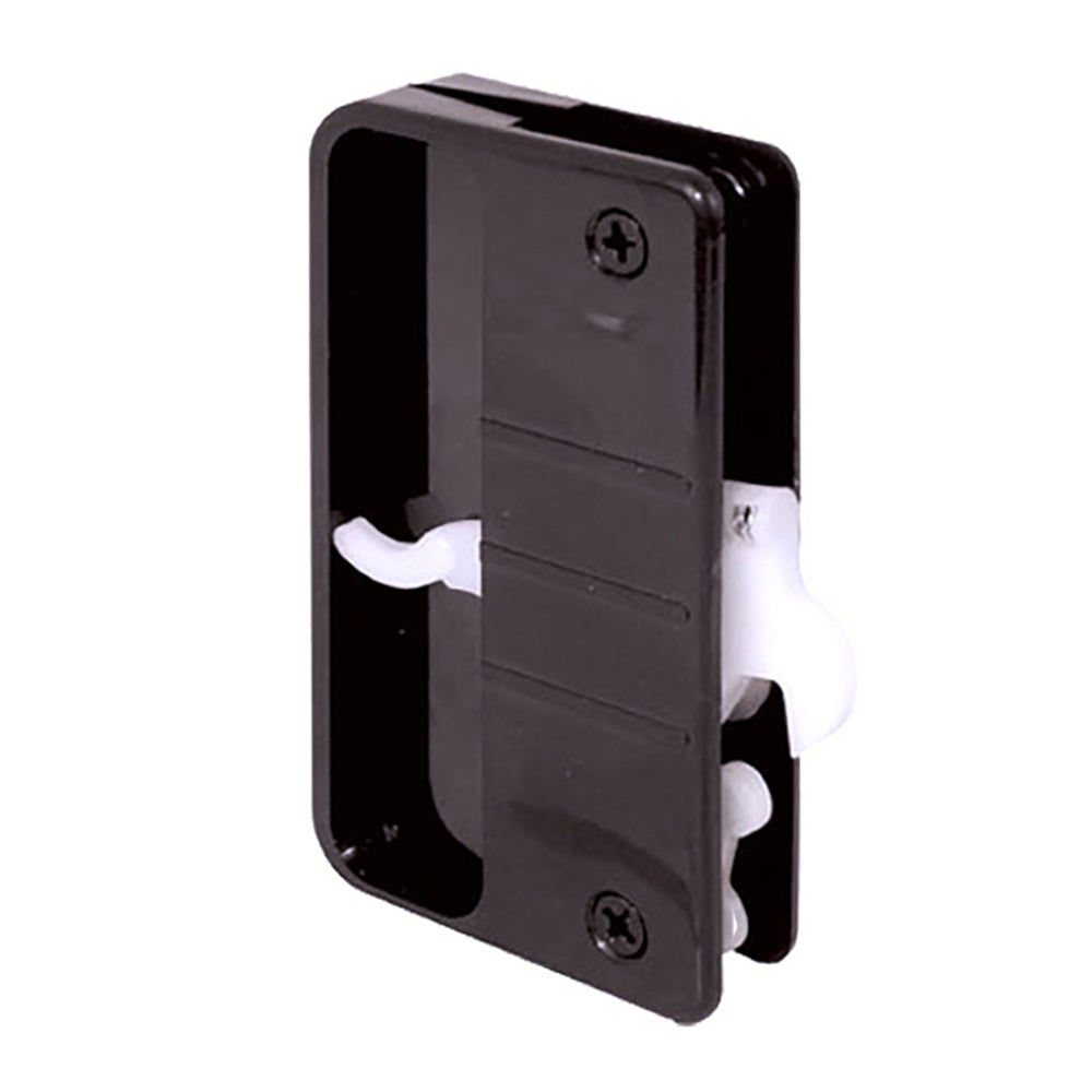 Non-Handed Latch & Pull Handle Set with Security Lock for Sliding Screen Door - Black - Non-Handed Latch & Pull Handle Set with Security Lock for Sliding Screen Door - Black