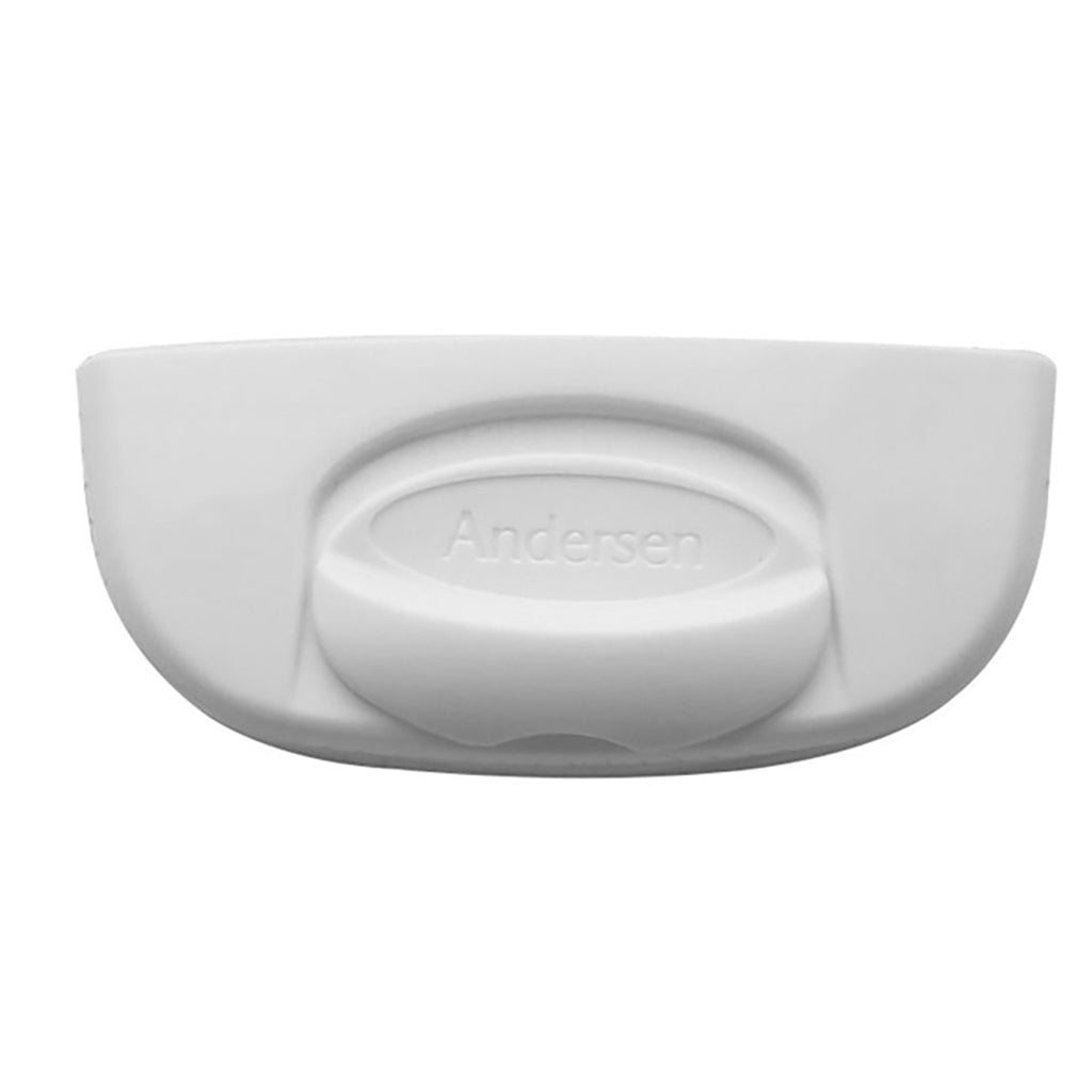 Andersen 100 Series Single Hung Window Sash Lock Cover - White - Andersen 100 Series Single Hung Window Sash Lock Cover - White