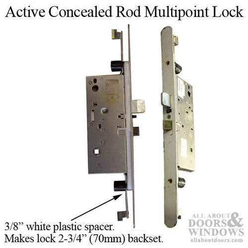 Peachtree Active Concealed Multi-Point Lock Rod with 70/92 Radius Faceplate - Peachtree Active Concealed Multi-Point Lock Rod with 70/92 Radius Faceplate