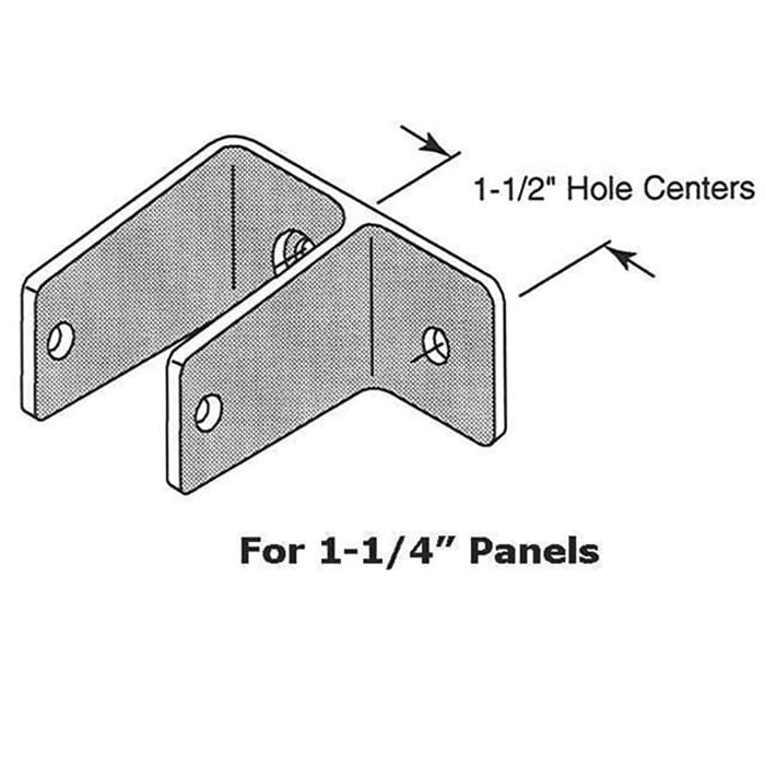 One Ear Wall Bracket for 1.25 Inch Panels - One Ear Wall Bracket for 1.25 Inch Panels