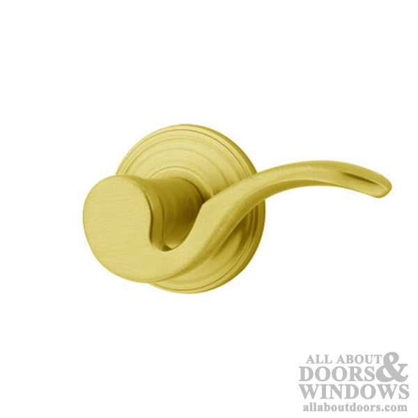 Kwiset Brooklane Passage Door Leverset Polished Brass Door Handle Kwikset 720BRL-3 - Kwiset Brooklane Passage Door Leverset Polished Brass Door Handle Kwikset 720BRL-3