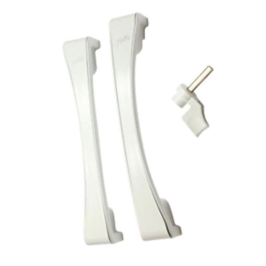 Pella OX sliding wood patio door handleset trim, Right Active