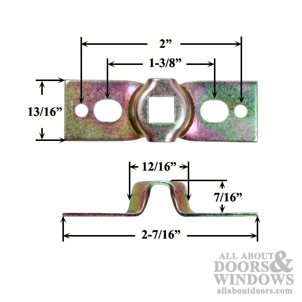 Dummy Plate Set for Multipoint Lock - Dummy Plate Set for Multipoint Lock
