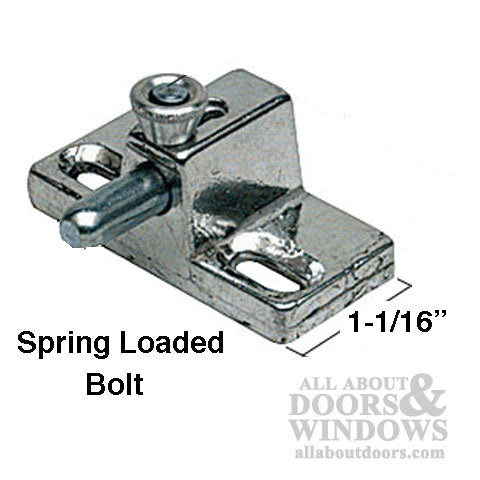 Security Slide Bolt Lock Door or Window - Aluminum