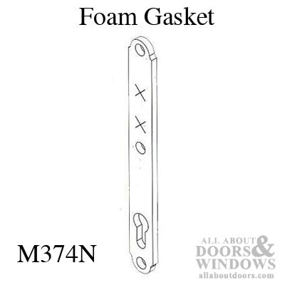 Hoppe Foam Gasket, M374N Escutcheon Plate - Hoppe Foam Gasket, M374N Escutcheon Plate