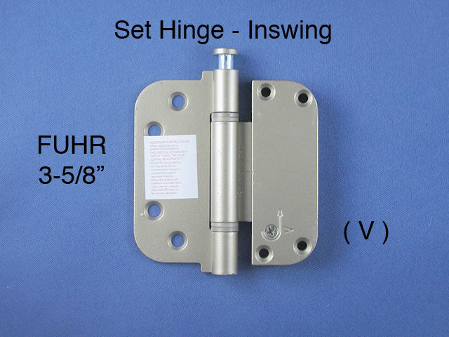 2D Adjustable Guide Hinge (H) 3-5/8 x 3-5/8 - NRP Outswing Doors - Gold Powder coat - 2D Adjustable Guide Hinge (H) 3-5/8 x 3-5/8 - NRP Outswing Doors - Gold Powder coat