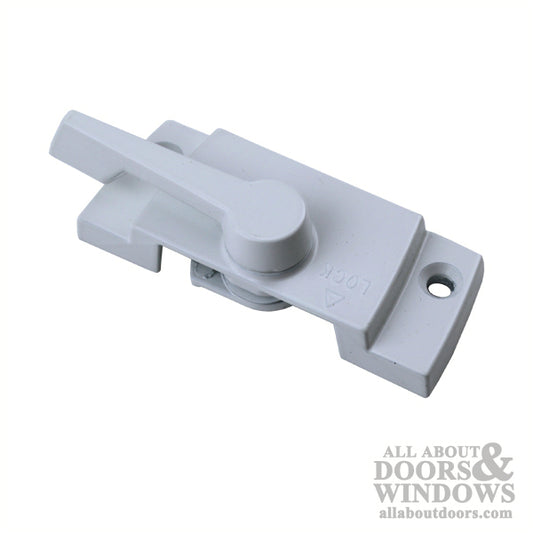 Sweep Latch, 2-1/16  Swivel type Sash Lock - White