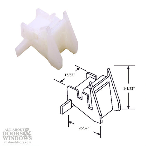 Crossley Channel Balance Bottom Shoe Bracket - Crossley Channel Balance Bottom Shoe Bracket