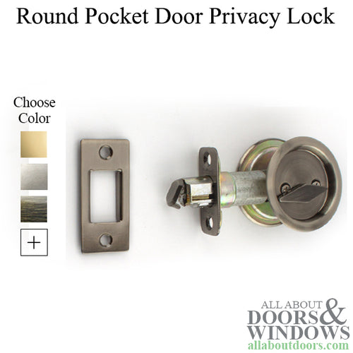 Sliding Round Pocket Door Privacy - Choose Finish - Sliding Round Pocket Door Privacy - Choose Finish