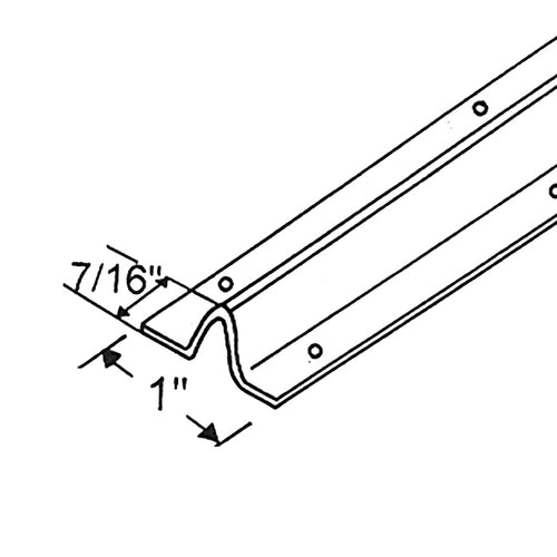 Patio Door Replacement Track 94 Inch Stainless Steel - Patio Door Replacement Track 94 Inch Stainless Steel