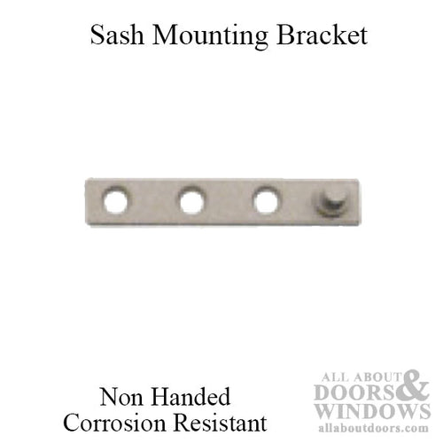 Truth Straight Sash Mounting Bracket, Non Handed - E-Gard, Corrosion Resistant - Truth Straight Sash Mounting Bracket, Non Handed - E-Gard, Corrosion Resistant