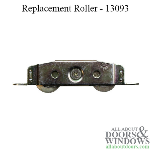 Tandem Roller Assembly for Sliding Patio Door Steel Housing 1.25 Inch Steel Wheel Diameter - Tandem Roller Assembly for Sliding Patio Door Steel Housing 1.25 Inch Steel Wheel Diameter
