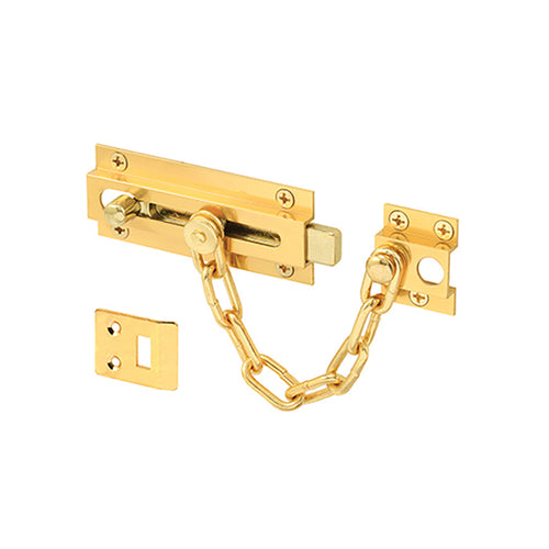 Chain Lock - Deadbolt - Heavy Duty - Solid Brass - Chain Lock - Deadbolt - Heavy Duty - Solid Brass
