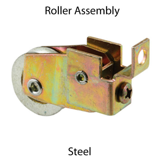 Roller Assembly (Grooved) - Sliding Windows, Steel - Ball Bearing