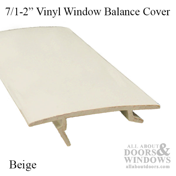 Window balance cover, vinyl filler bead 7-1/2 - Window balance cover, vinyl filler bead 7-1/2