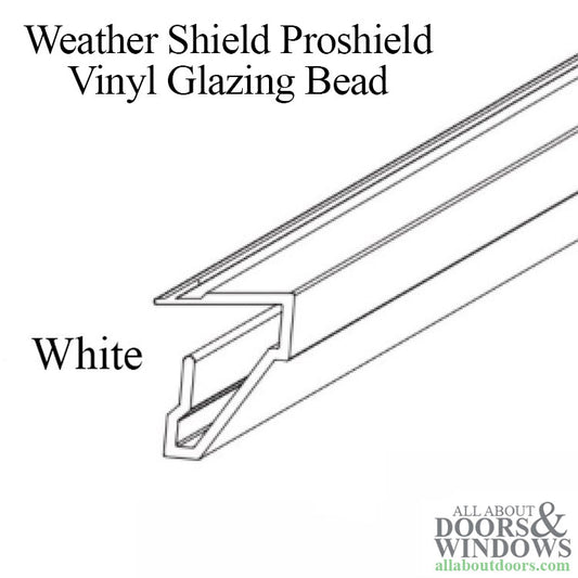 WeatherShield  ProShield Vinyl Glazing Bead