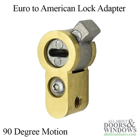 Adapter Insert - Euro Mortise Lock to American Cylinder