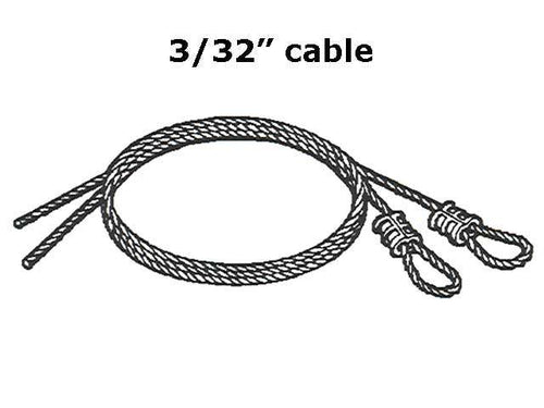 Extension Cable - 3/32 Inch - 12 Ft Long - Extension Cable - 3/32 Inch - 12 Ft Long