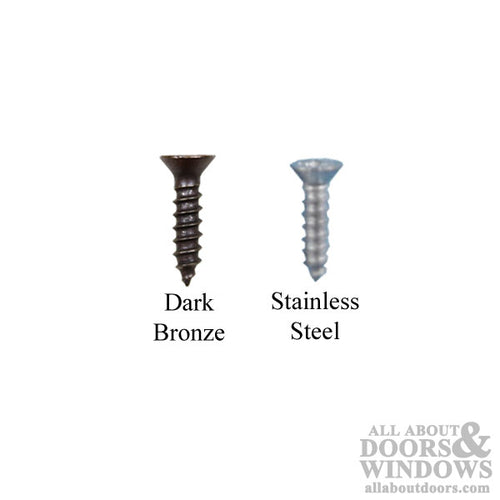 Screw  # 7 x 5/8 Flat Head Phillips Wood for Latch and Deadbolt Strike Plate - Choose Color - Screw  # 7 x 5/8 Flat Head Phillips Wood for Latch and Deadbolt Strike Plate - Choose Color