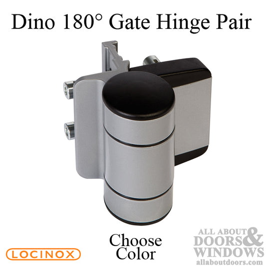 Dino 180 Degree Double Bearing Locinox Gate Hinge - Choose Color