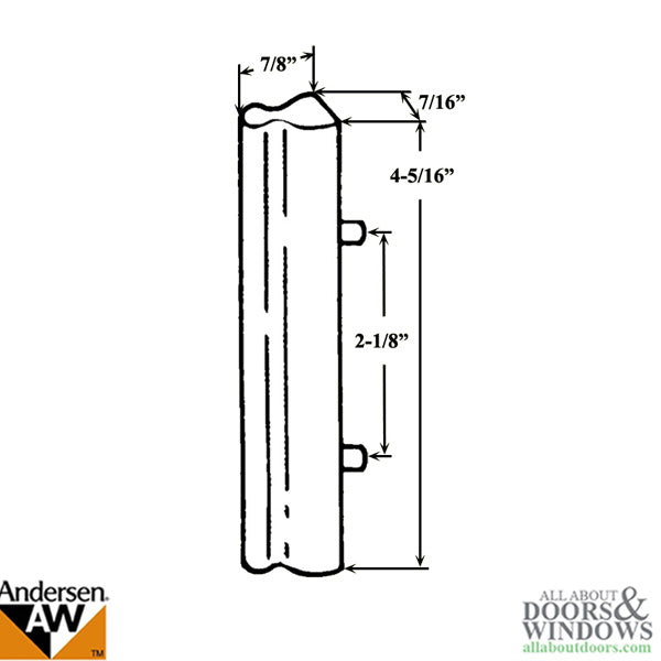 Andersen Door Handle For Patio Screen Doors Outside Handle For Sliding Doors Stone - Andersen Door Handle For Patio Screen Doors Outside Handle For Sliding Doors Stone