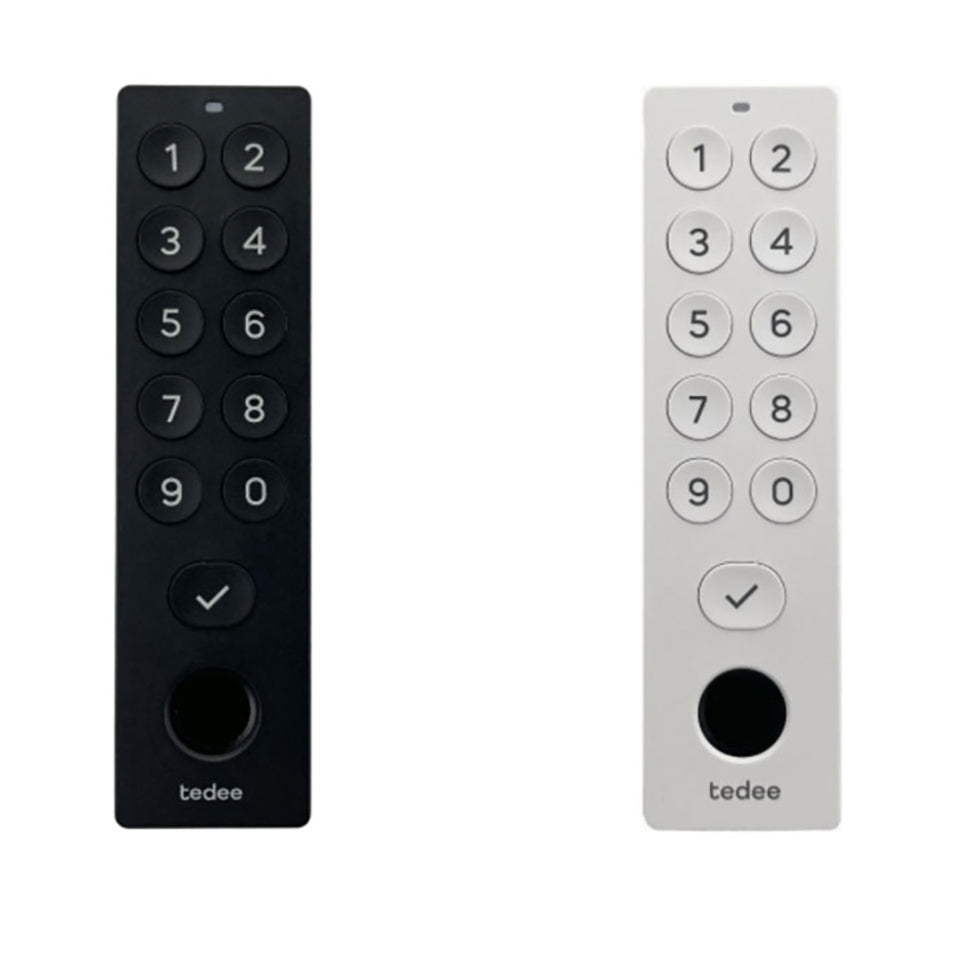 Tedee Keypad Pro Battery Powered Bluetooth Biometric Fingerprint Scanner - Tedee Keypad Pro Battery Powered Bluetooth Biometric Fingerprint Scanner