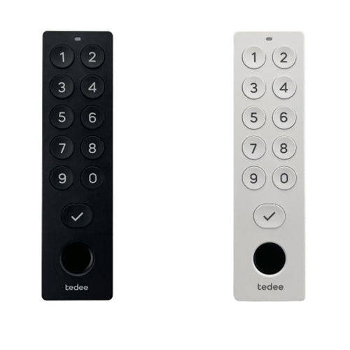 Tedee Keypad Pro Battery Powered Bluetooth Biometric Fingerprint Scanner - Tedee Keypad Pro Battery Powered Bluetooth Biometric Fingerprint Scanner