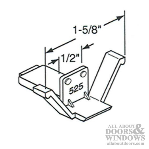 Canadian Retainer Clips, #525 - 2 Pack - Canadian Retainer Clips, #525 - 2 Pack