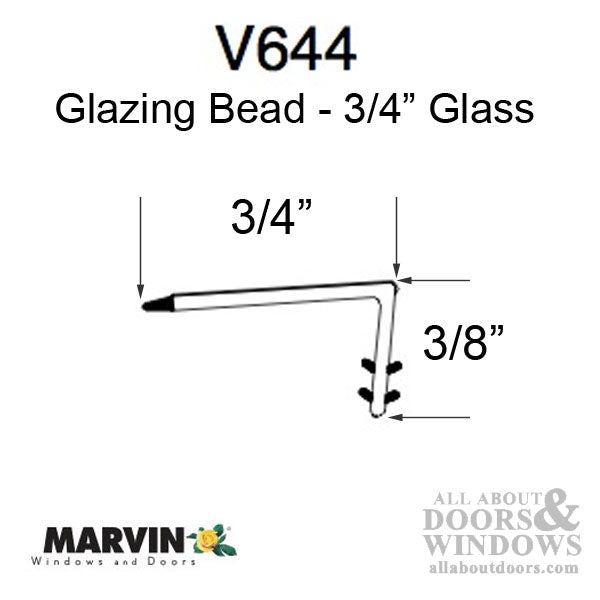 Marvin Clad Glazing Bead 75