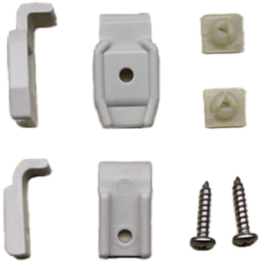 Andersen Hinge Clips For Storm Windows Hinge Clips Narroline Woodwright Tilt-Wash Combination Storm Windows Gray