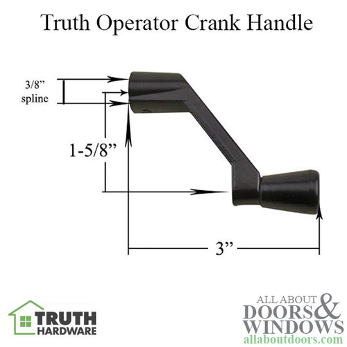 Truth Operator Crank Handle - 3/8