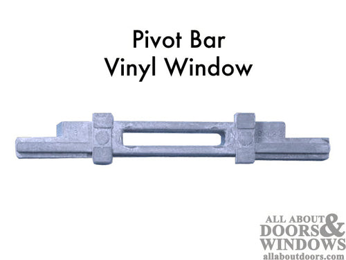 Pivot Bar, Tilt in window - Zinc Die Cast - 4 inch Reversible - Pivot Bar, Tilt in window - Zinc Die Cast - 4 inch Reversible