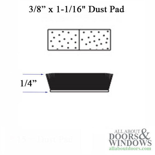 Weatherstrip For Commercial Doors .350 Inch Backing .450 Inch Pile Grey Storefront Seal - Weatherstrip For Commercial Doors .350 Inch Backing .450 Inch Pile Grey Storefront Seal