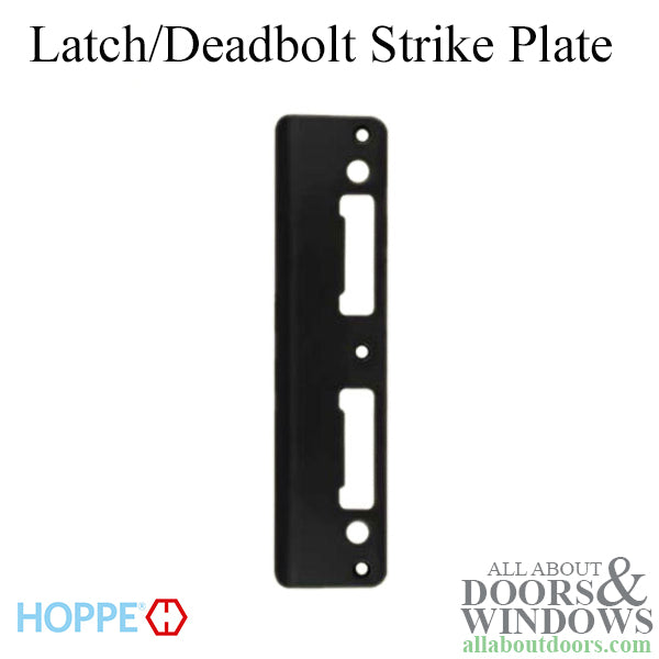 Latch & Deadbolt Strike Plate, 2-1/4 Door - Rustic Umber - Latch & Deadbolt Strike Plate, 2-1/4 Door - Rustic Umber