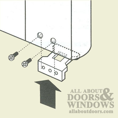 Nylon Threshold and Header Bolt Guides for Square Bolts - Nylon Threshold and Header Bolt Guides for Square Bolts