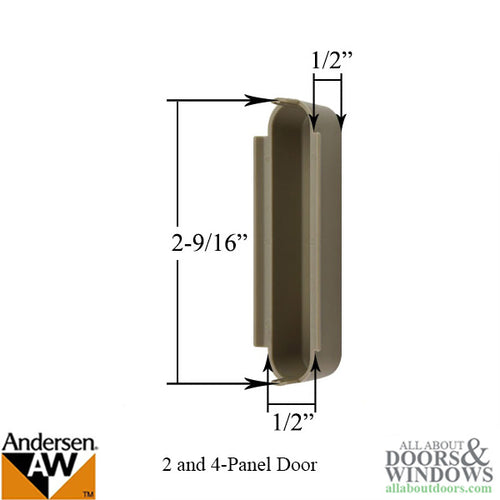 Dust Cover,  Gliding Door Lock Out Liner for 2 or 4 Panel Doors - Dust Cover,  Gliding Door Lock Out Liner for 2 or 4 Panel Doors