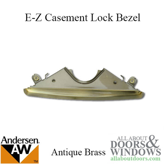 Andersen E-Z Casement Lock Bezel - Antique Brass