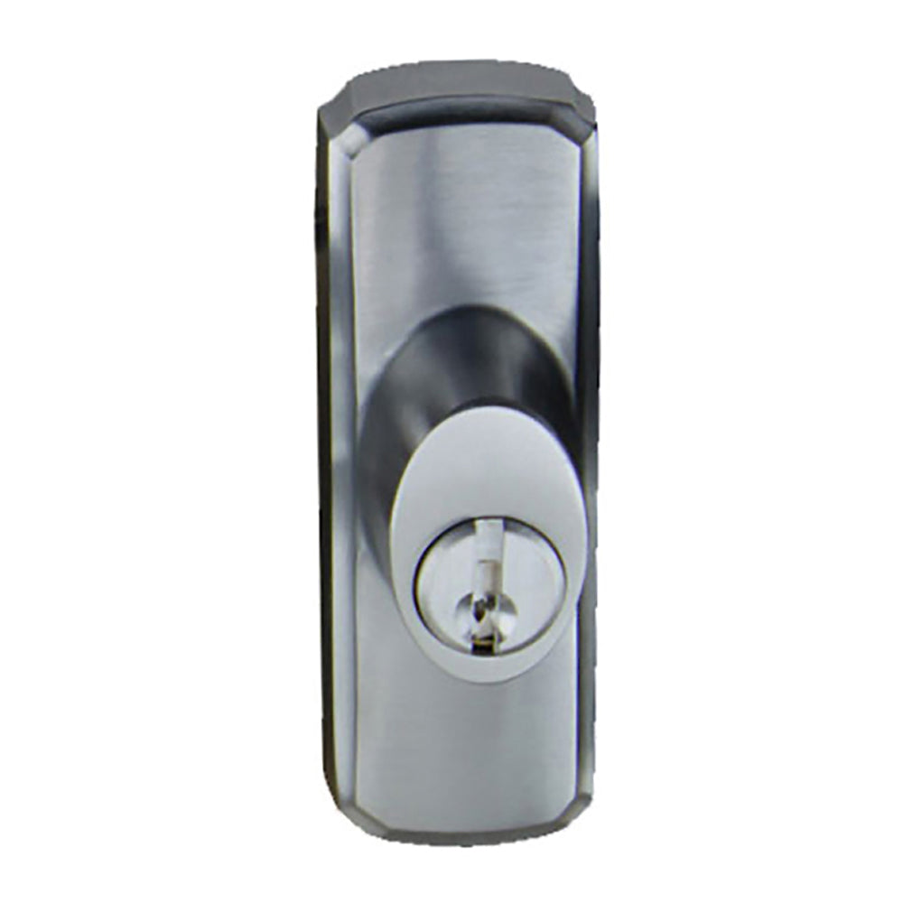 Andersen Frenchwood Gliding Door Hardware, Newbury/Lock Assembly w/keys - Brushed Chrome - RH - Andersen Frenchwood Gliding Door Hardware, Newbury/Lock Assembly w/keys - Brushed Chrome - RH