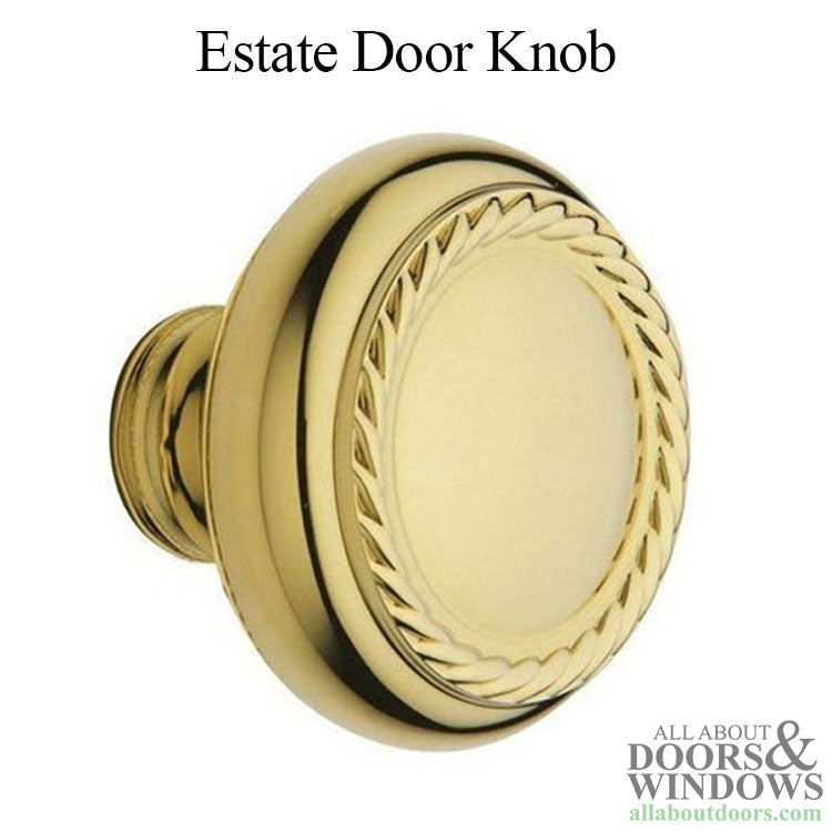 5064 Estate Knob Passage - Satin Brass - 5064 Estate Knob Passage - Satin Brass