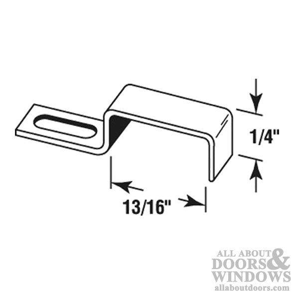 Awning Window Screen Stretch Clips, 3/16 inch, Aluminum - 12 pack - Awning Window Screen Stretch Clips, 3/16 inch, Aluminum - 12 pack