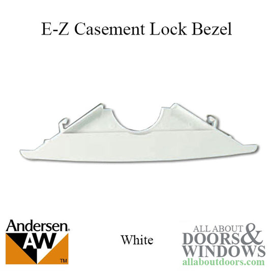 Andersen Lock Bezel, E-Z Casement, Flushmount Classic - White