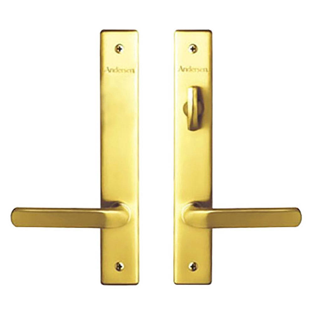 Hardware Kit, Double Door, Anvers, Active / Passive - Bright Brass - Hardware Kit, Double Door, Anvers, Active / Passive - Bright Brass
