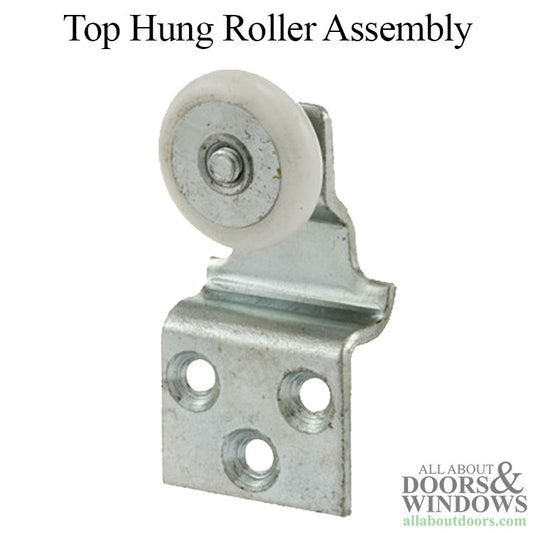 Top Hung Roller Assembly with 7/8 Inch Nylon Wheel for Sliding Screen Door