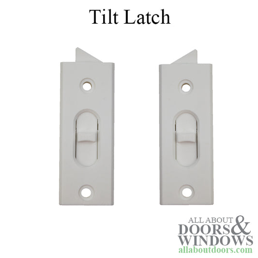 Tilt Latch - Vinyl Window Tilt Latch Hardware, Vinyl - White