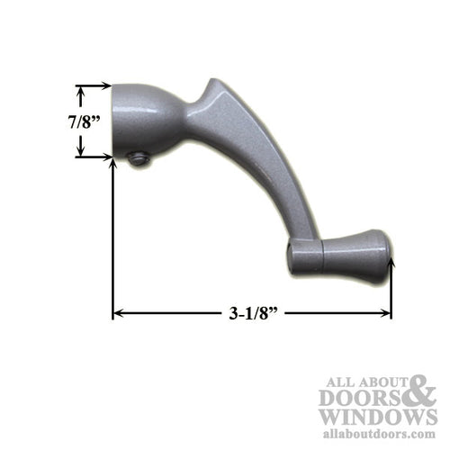 Small Crank Handle, Old Style - Champagne - Small Crank Handle, Old Style - Champagne