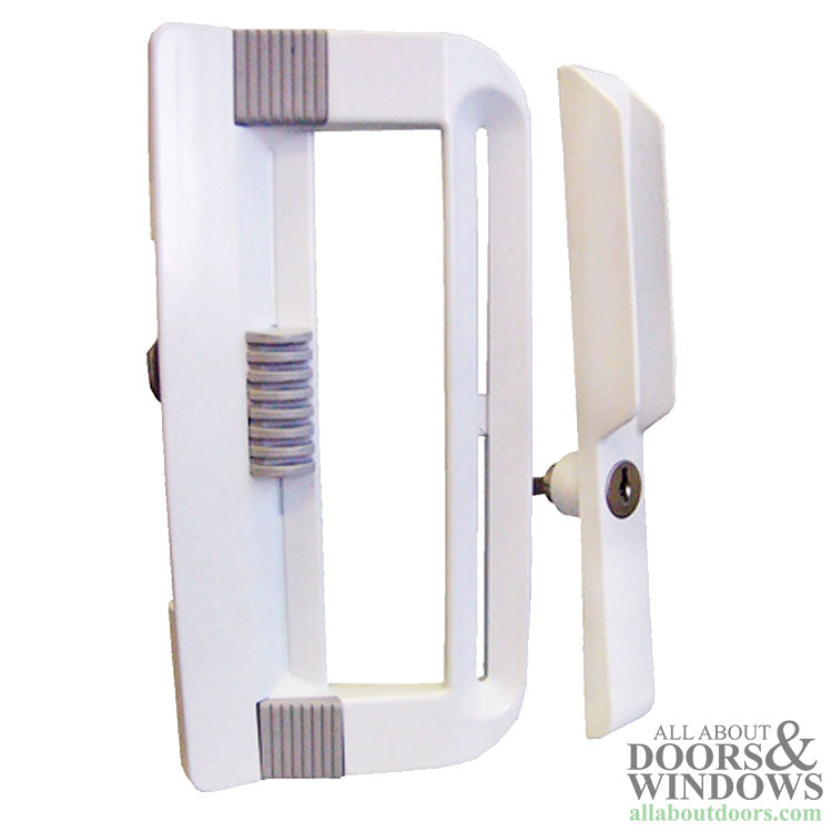 Ideal Security Sliding Patio Door Handle Set - Keyed, Non-Handed - Ideal Security Sliding Patio Door Handle Set - Keyed, Non-Handed