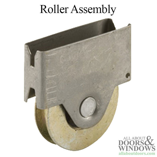 Roller Assembly with 1 Inch Steel Wheel for Sliding Screen Door